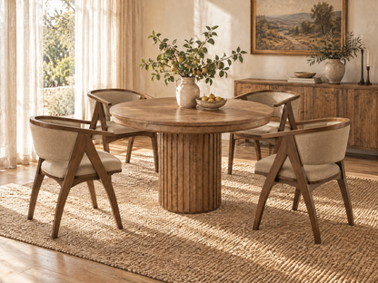 The Jacobs Table — solid wood dining table, handcrafted in the USA with Danner Furniture 