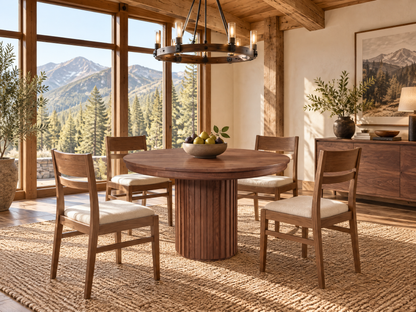 The Jacobs Table — solid wood dining table, handcrafted in the USA with Danner Furniture 