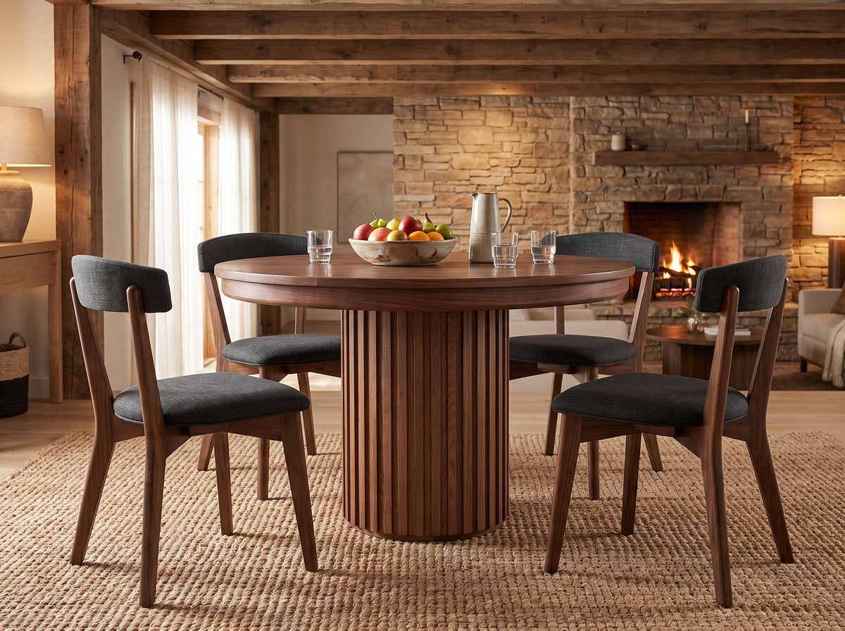 The Jacobs Table — solid wood dining table, handcrafted in the USA with Danner Furniture 