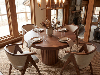 The Jacobs Table — solid wood dining table, handcrafted in the USA with Danner Furniture 