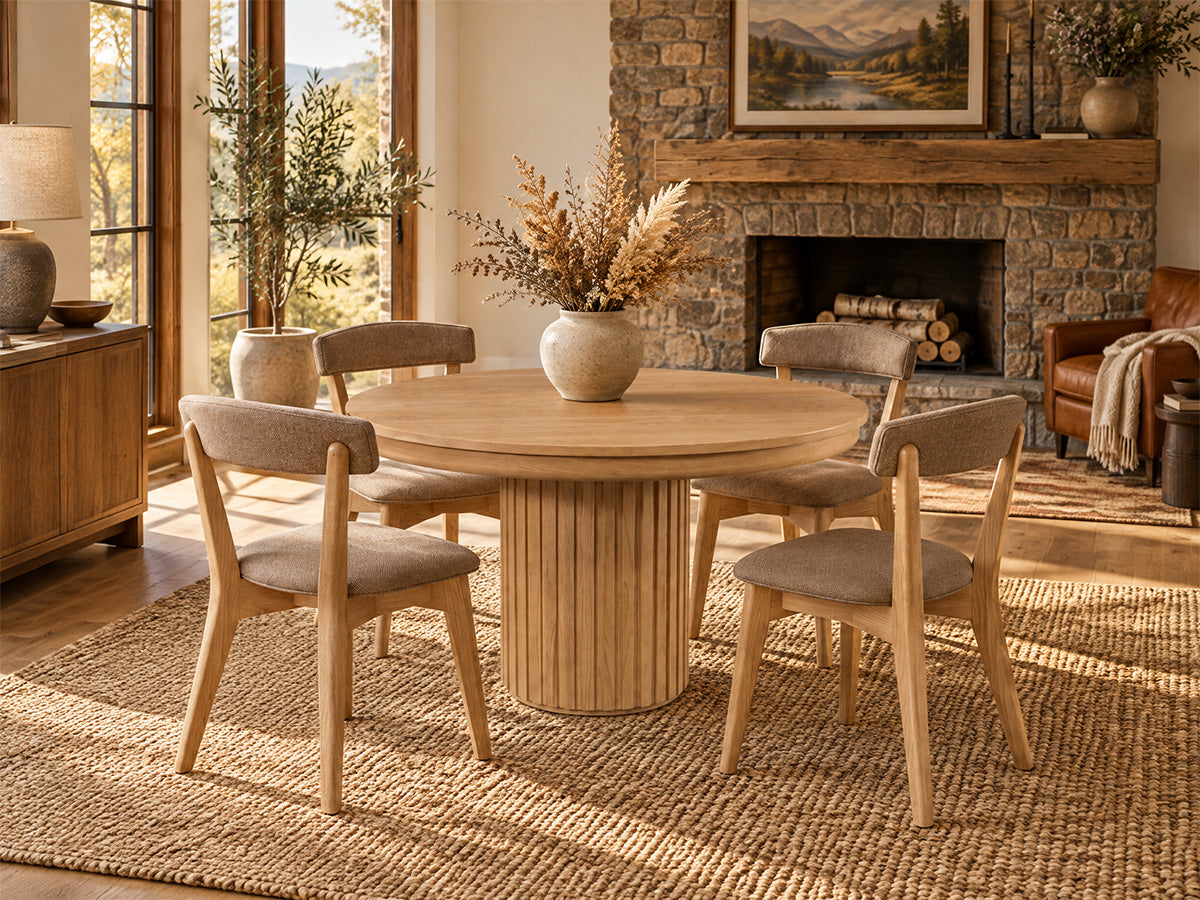 The Jacobs Table — solid wood dining table, handcrafted in the USA with Danner Furniture 