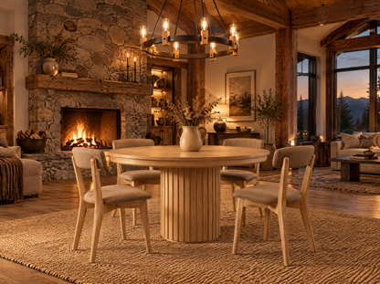The Jacobs Table — solid wood dining table, handcrafted in the USA with Danner Furniture 