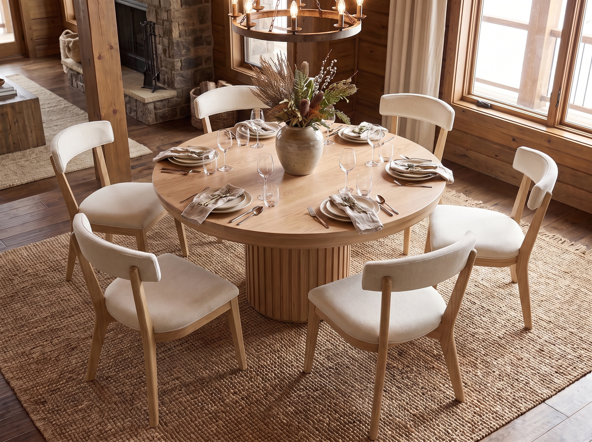 The Jacobs Table — solid wood dining table, handcrafted in the USA with Danner Furniture 
