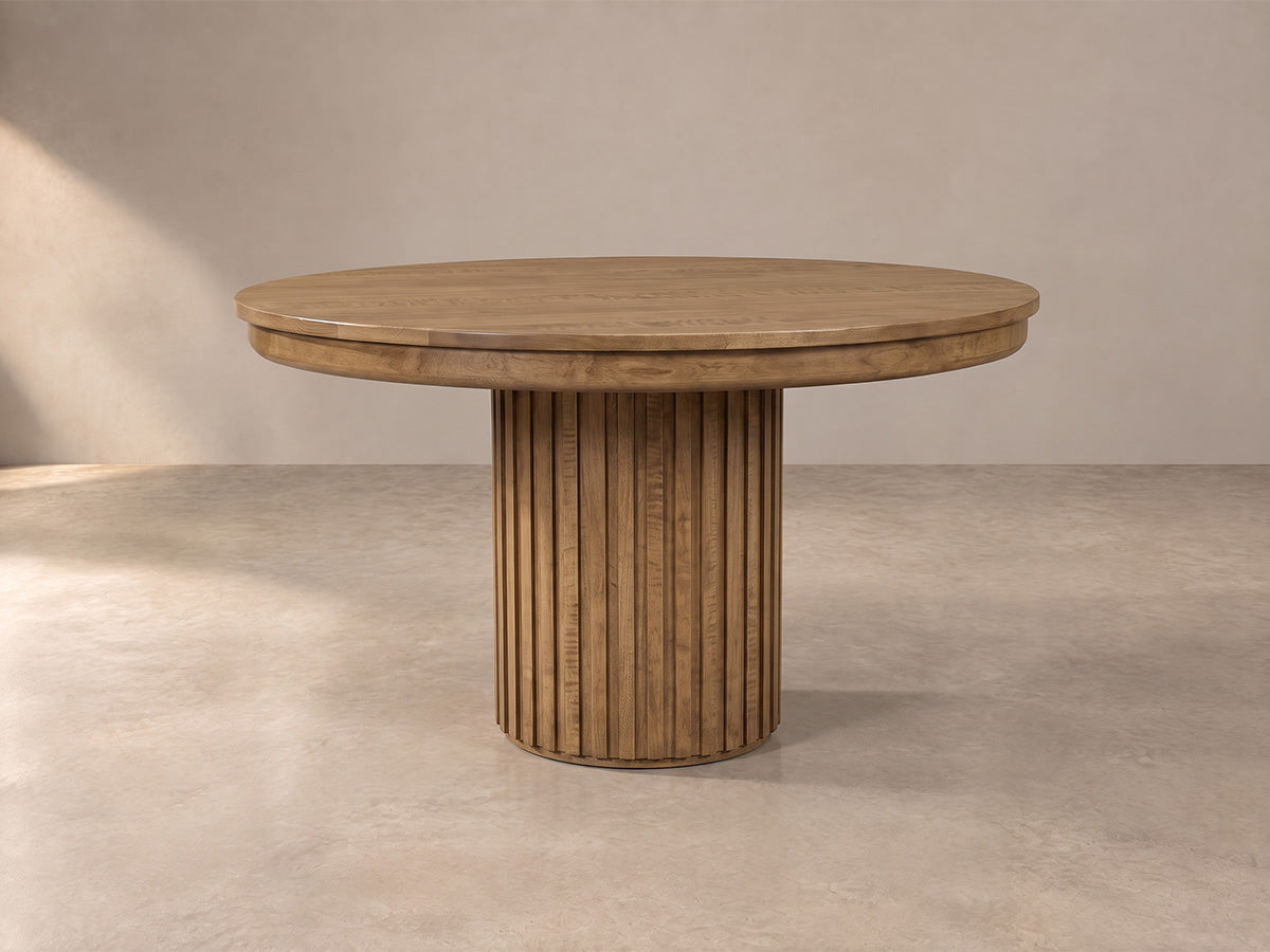 The Jacobs Table — solid wood dining table, handcrafted in the USA with Danner Furniture 