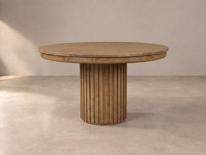 The Jacobs Table — solid wood dining table, handcrafted in the USA with Danner Furniture 