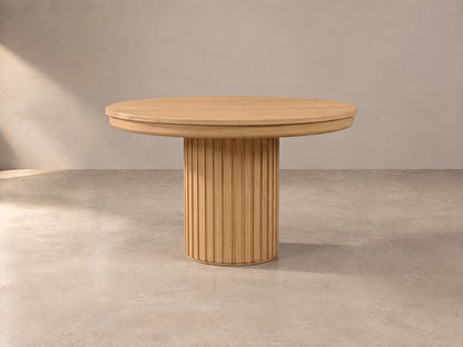 The Jacobs Table — solid wood dining table, handcrafted in the USA with Danner Furniture 