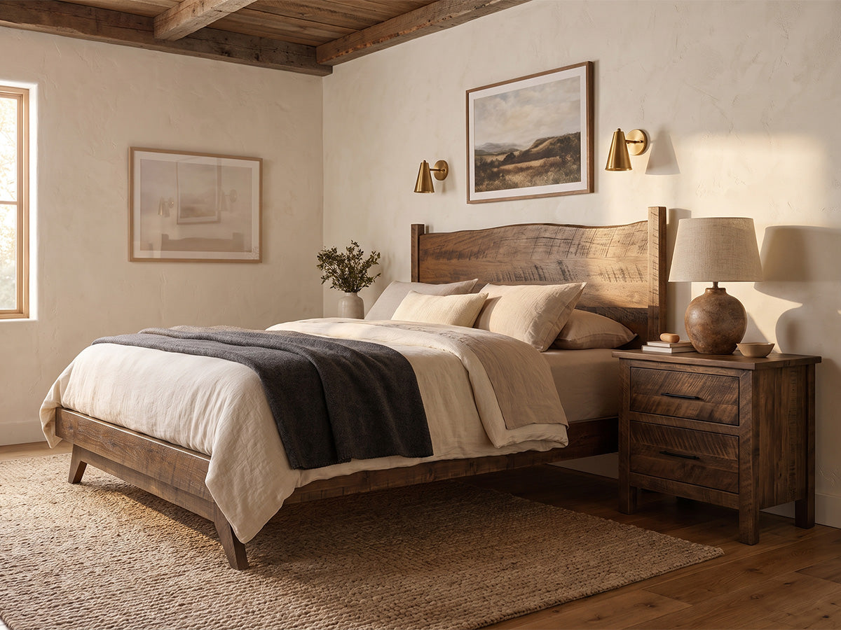 The Century Bed — solid wood platform bed, handcrafted in the USA with Danner Furniture 