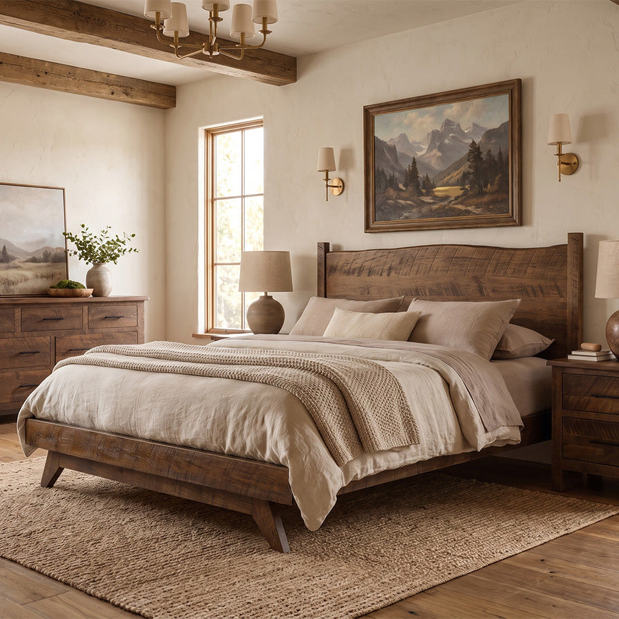 The Century Bed — solid wood platform bed, handcrafted in the USA with Danner Furniture