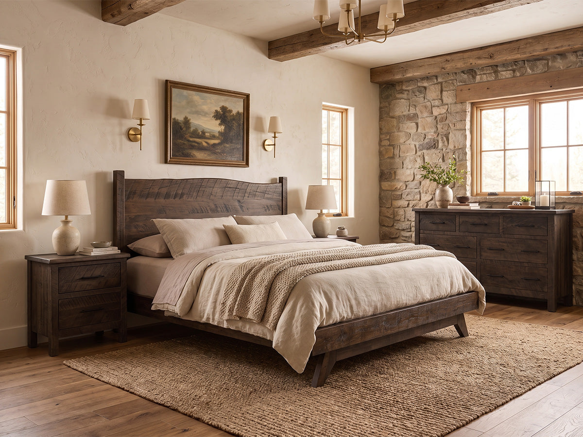 The Century Bed — solid wood platform bed, handcrafted in the USA with Danner Furniture 
