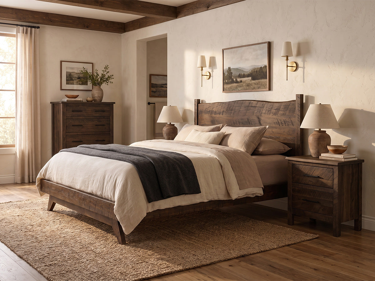 The Century Bed — solid wood platform bed, handcrafted in the USA with Danner Furniture 