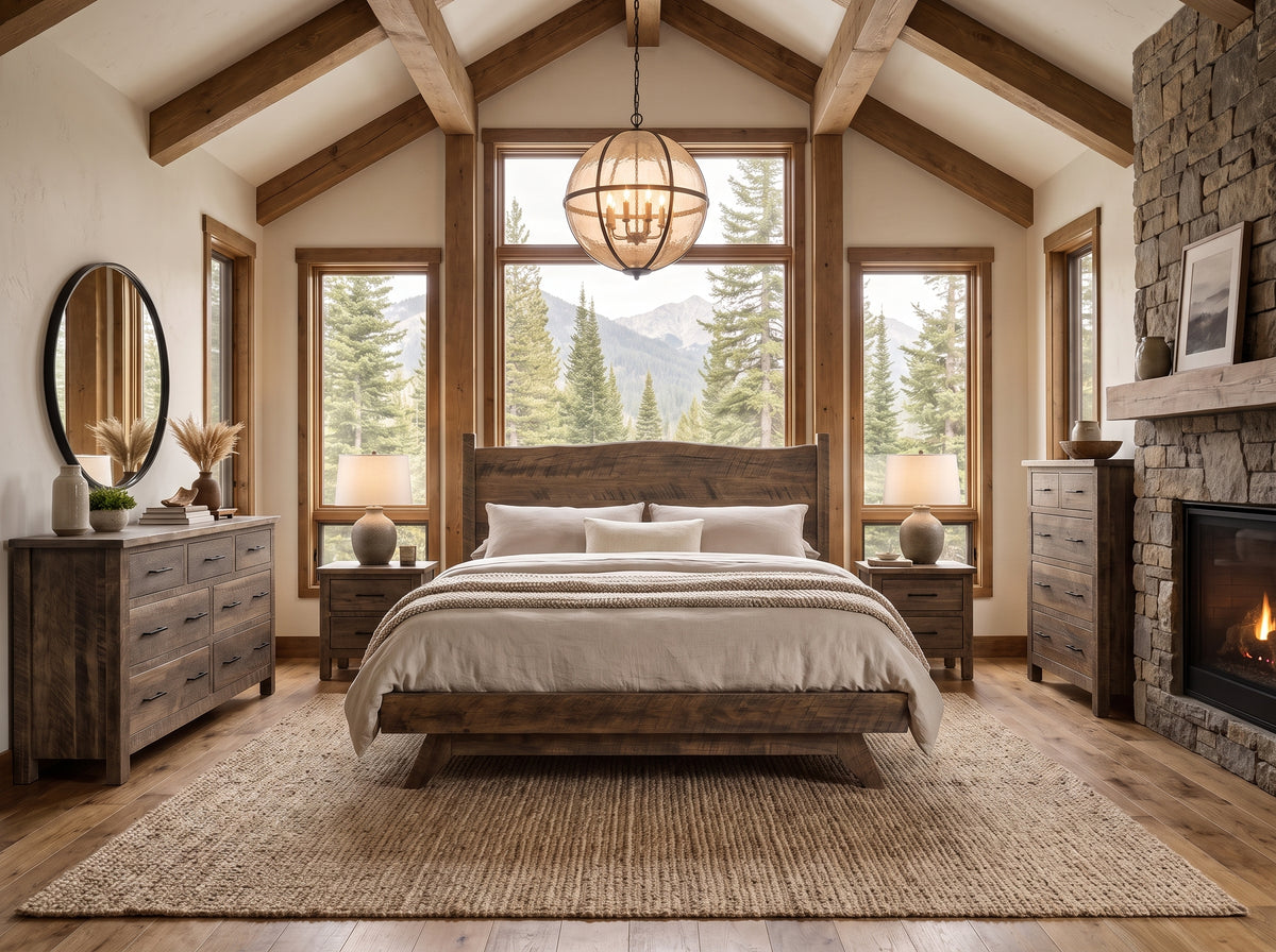 The Century Bed — solid wood platform bed, handcrafted in the USA with Danner Furniture 