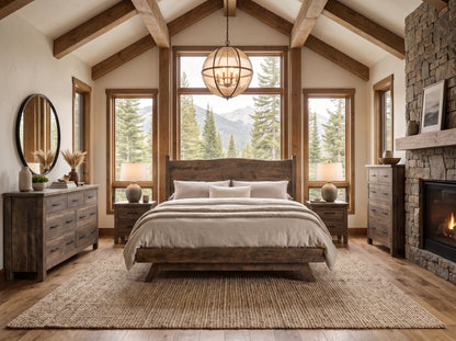 The Century Bed — solid wood platform bed, handcrafted in the USA with Danner Furniture 