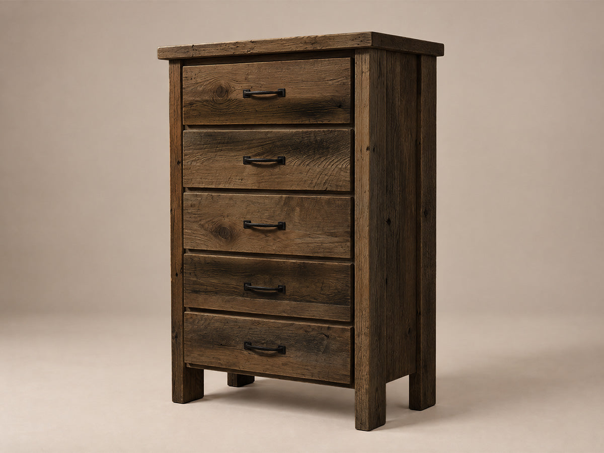 Reclaimed Oak Wood Chest - Made in the USA