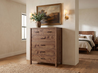 The 5 Drawer Chest - Solid Wood made in the USA with Danner Furniture 