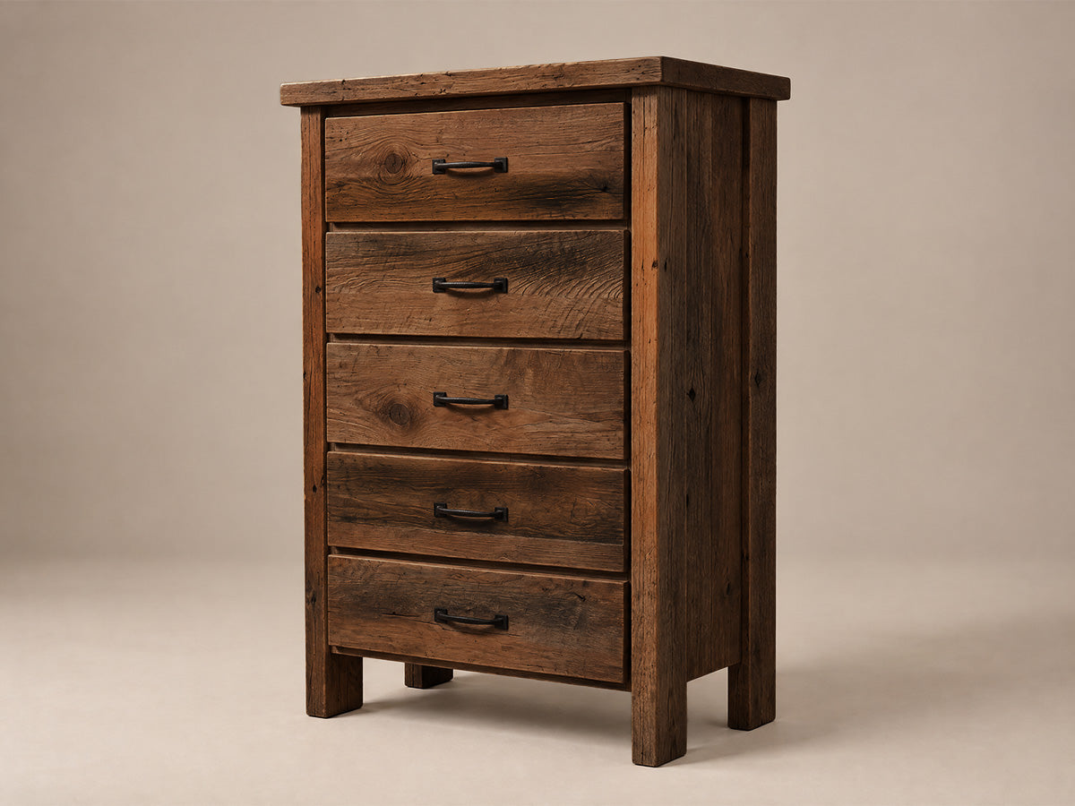 Reclaimed Oak Wood Chest - Made in the USA