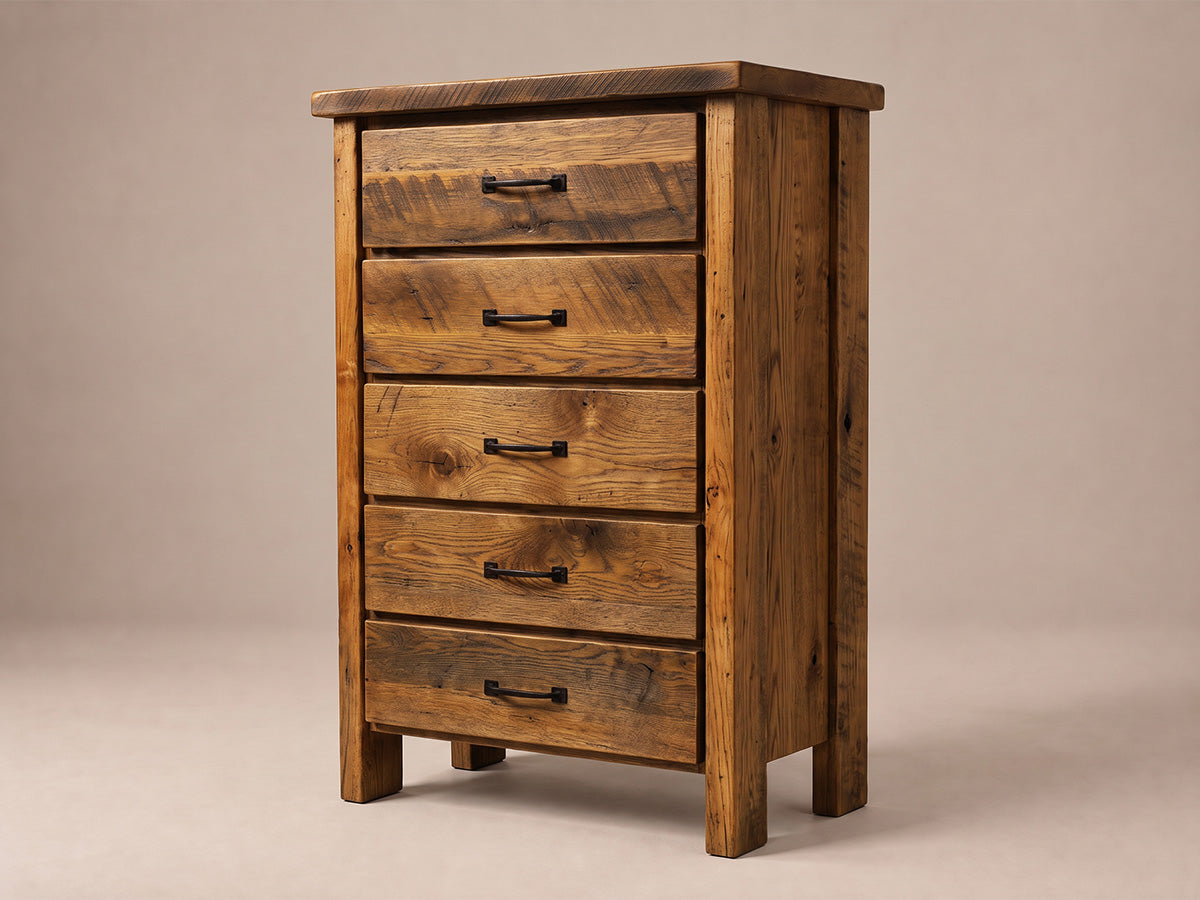 Reclaimed Oak Wood Chest - Made in the USA
