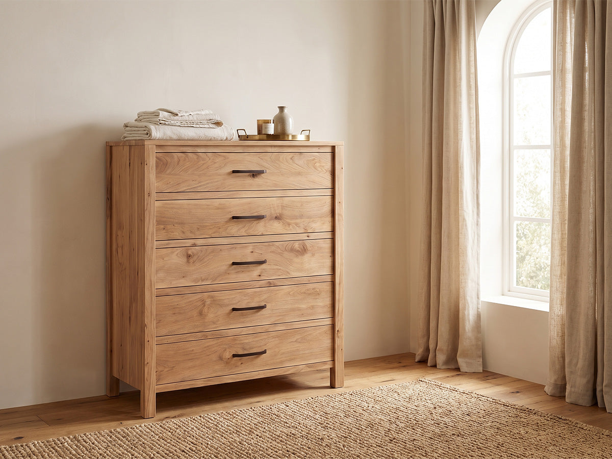 The 5 Drawer Chest - Solid Wood made in the USA with Danner Furniture 