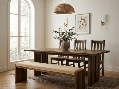 The Crestone Table — solid wood dining table, handcrafted in the USA with Danner Furniture 