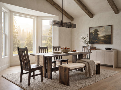 The Crestone Table — solid wood dining table, handcrafted in the USA with Danner Furniture 