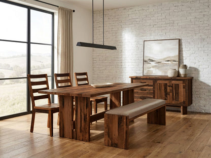 The Crestone Table — solid wood dining table, handcrafted in the USA with Danner Furniture 