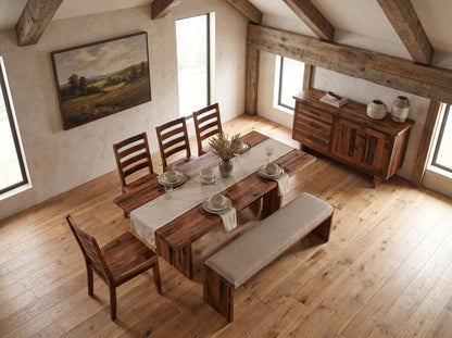 The Crestone Table — solid wood dining table, handcrafted in the USA with Danner Furniture 
