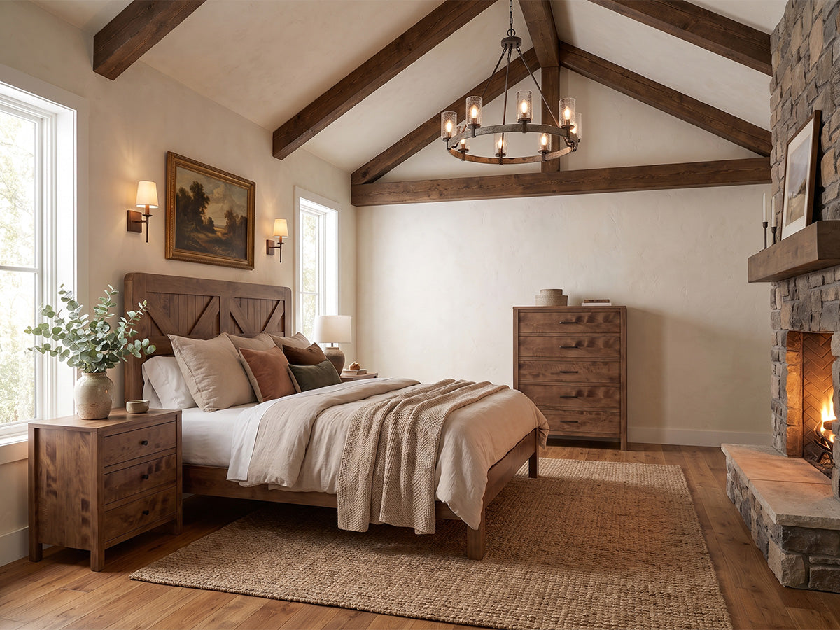 The Ruxton Bed — solid hardwood bed, handcrafted in the USA with Danner Furniture 