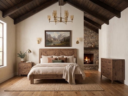 The Ruxton Bed — solid hardwood bed, handcrafted in the USA with Danner Furniture 