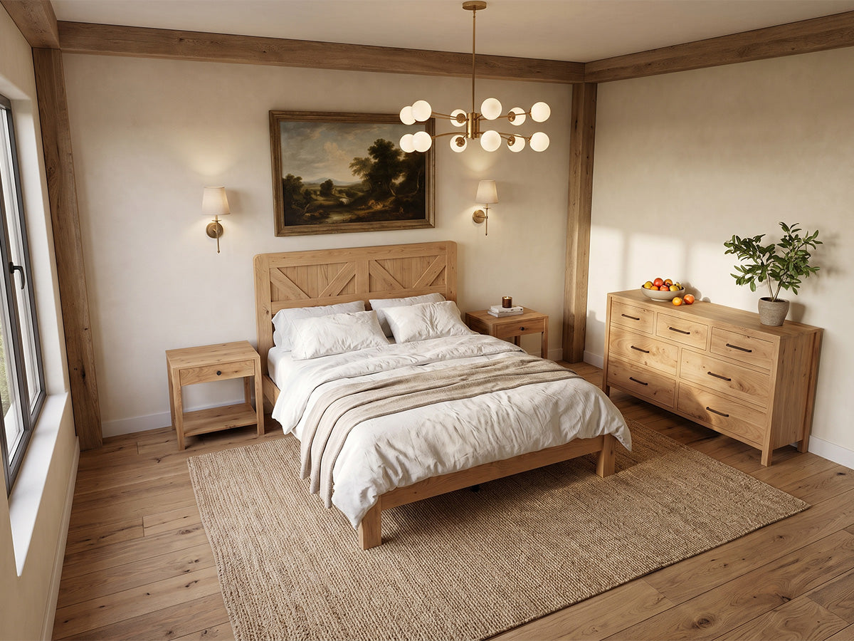 The Ruxton Bed — solid hardwood bed, handcrafted in the USA with Danner Furniture 