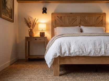 The Ruxton Bed — solid hardwood bed, handcrafted in the USA with Danner Furniture 