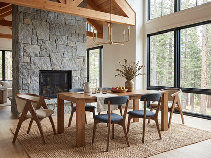 The Hearth Table — solid wood dining table, handcrafted in the USA with Danner Furniture 