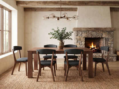 The Hearth Table — solid wood dining table, handcrafted in the USA with Danner Furniture 