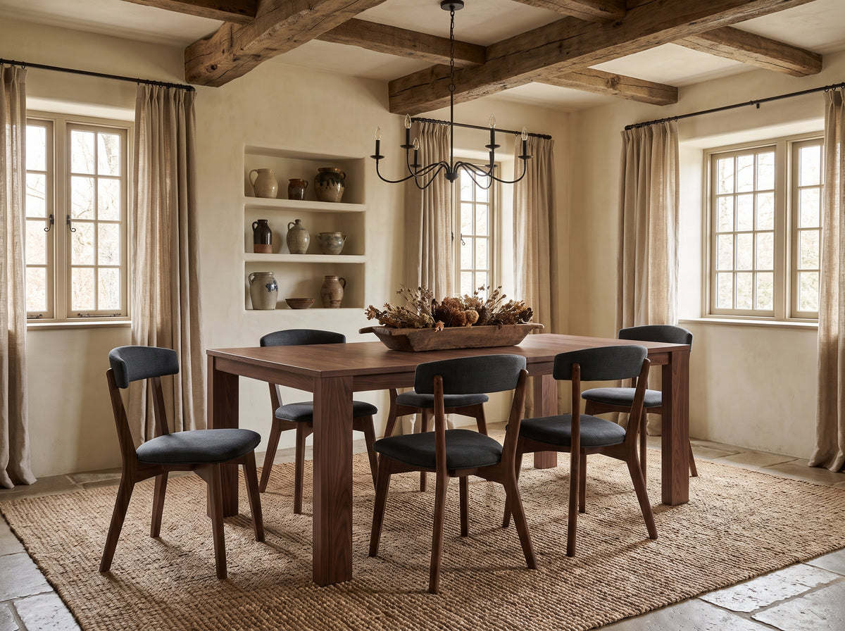 The Hearth Table — solid wood dining table, handcrafted in the USA with Danner Furniture 