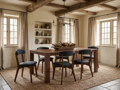 The Hearth Table — solid wood dining table, handcrafted in the USA with Danner Furniture 