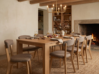 The Hearth Table — solid wood dining table, handcrafted in the USA with Danner Furniture 