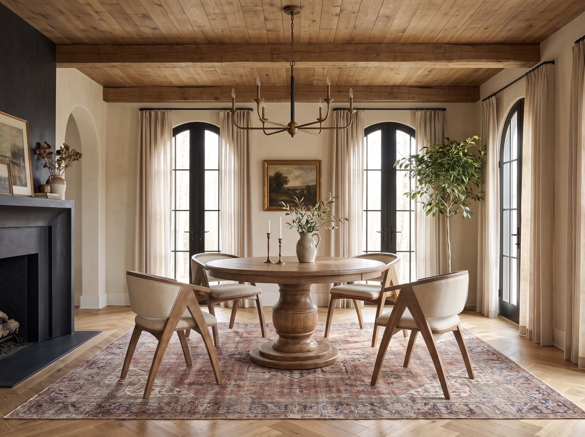 The Jamison Table — solid wood dining table, handcrafted in the USA by Danner Furniture 