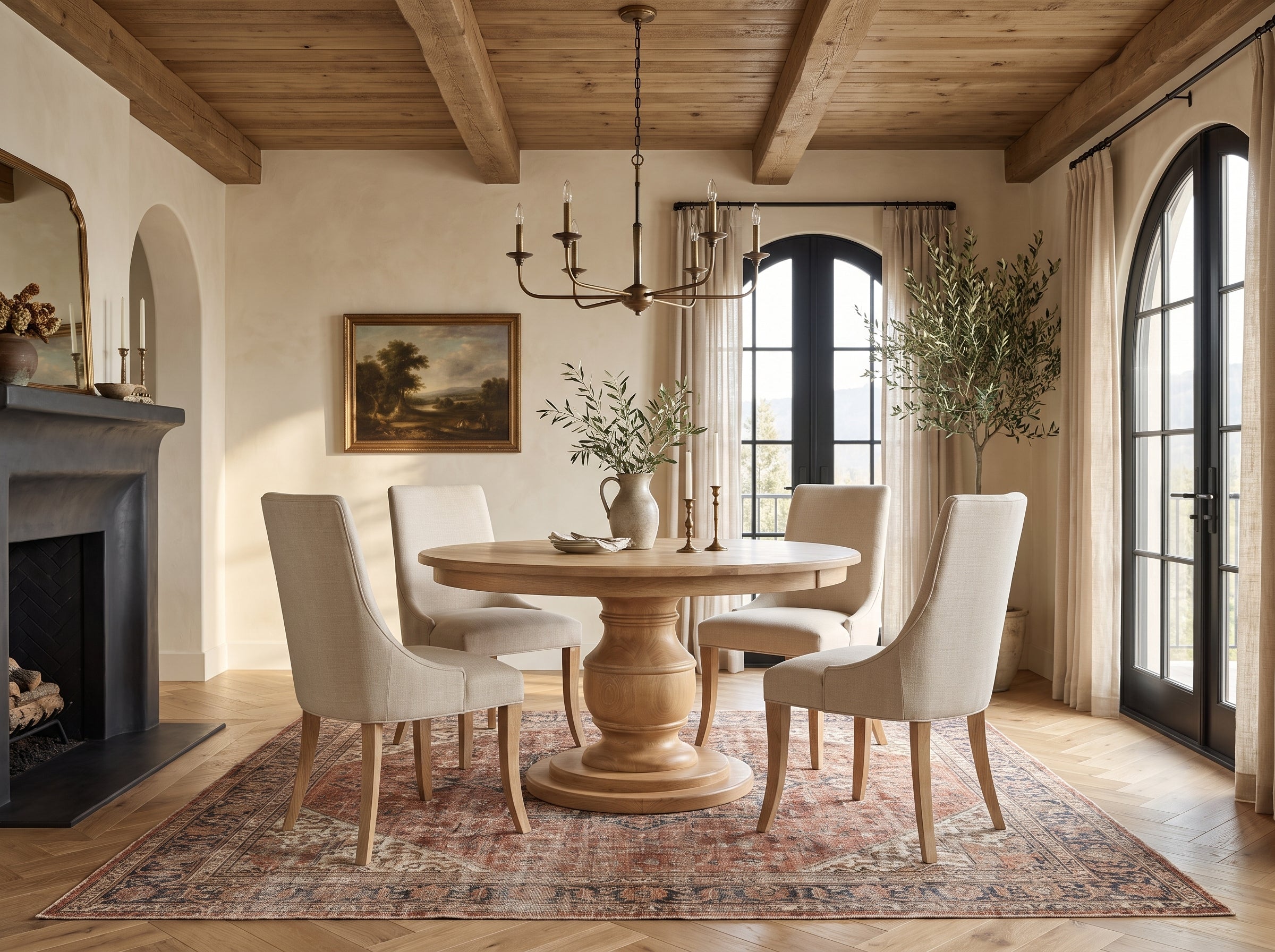 The Jamison Table — solid wood dining table, handcrafted in the USA by Danner Furniture 