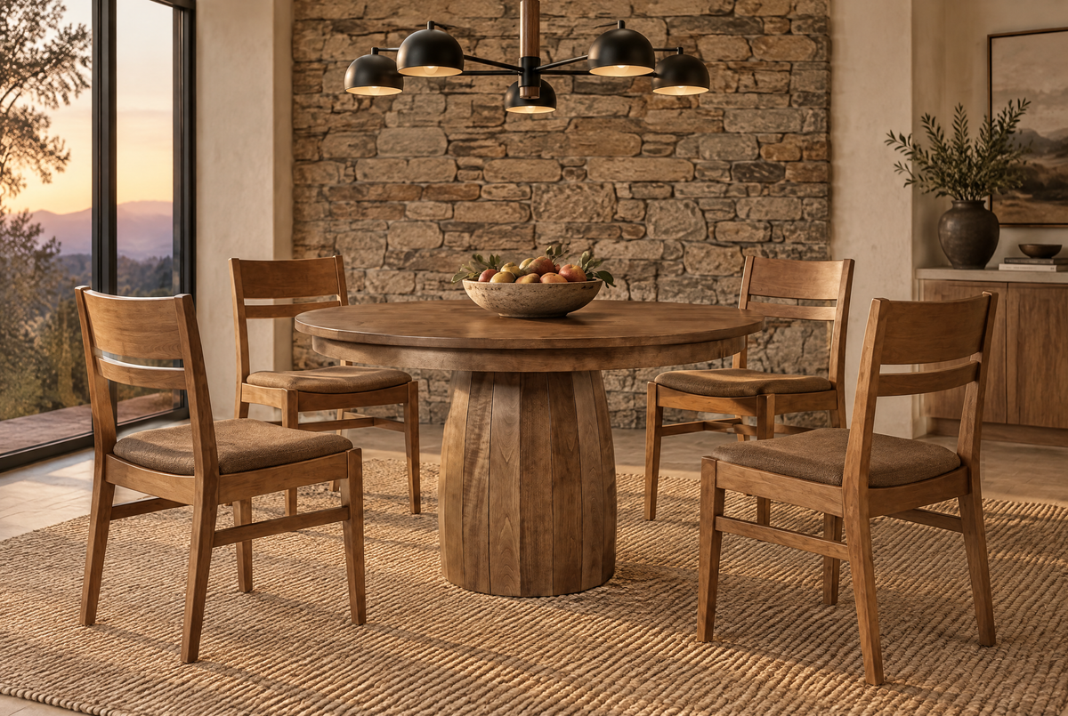 The Cooper Table — solid wood dining table, handcrafted in the USA with Danner Furniture  