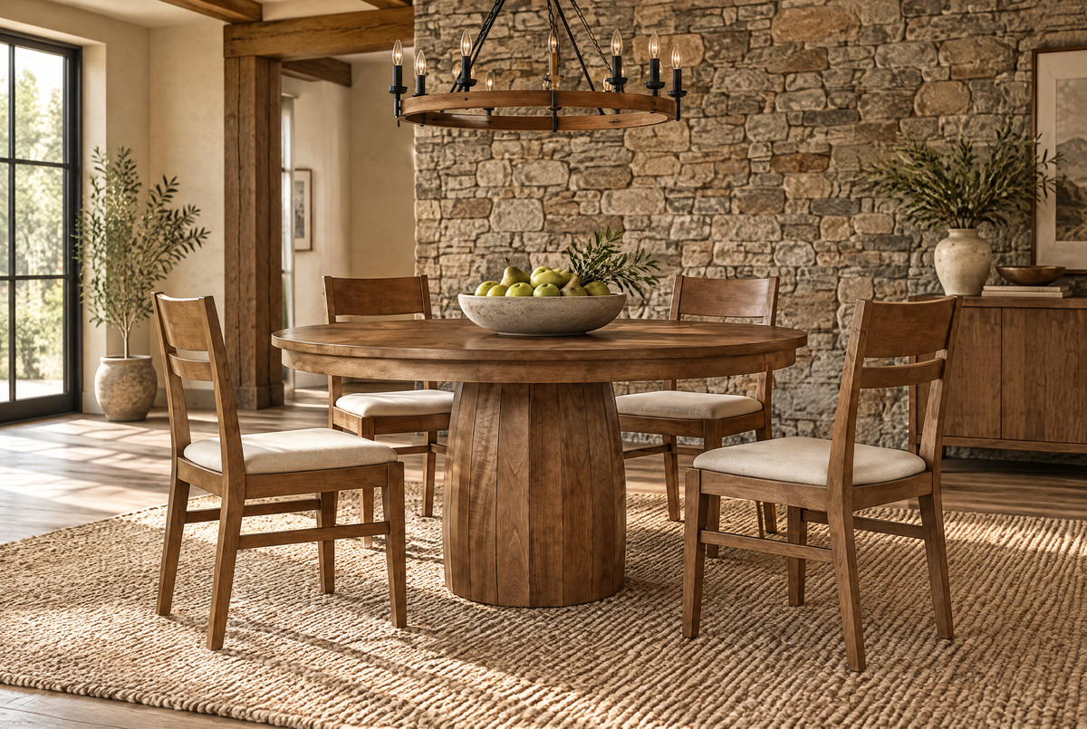 The Cooper Table — solid wood dining table, handcrafted in the USA with Danner Furniture  