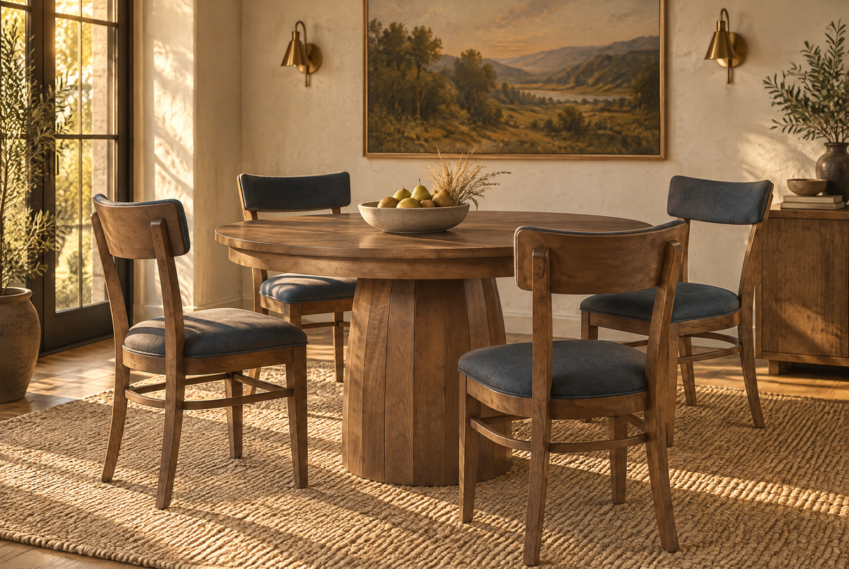 The Cooper Table — solid wood dining table, handcrafted in the USA with Danner Furniture  