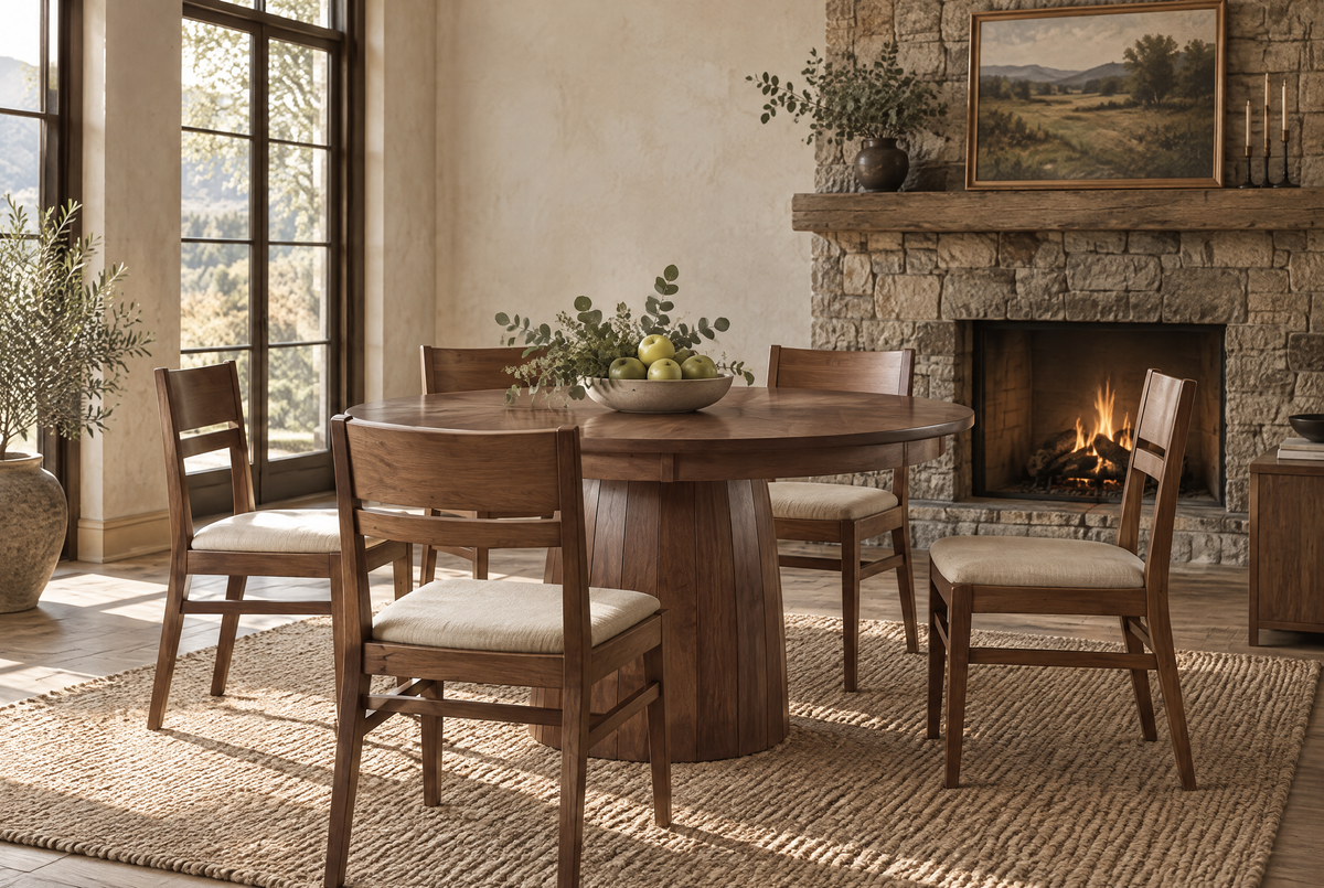 The Cooper Table — solid wood dining table, handcrafted in the USA with Danner Furniture  