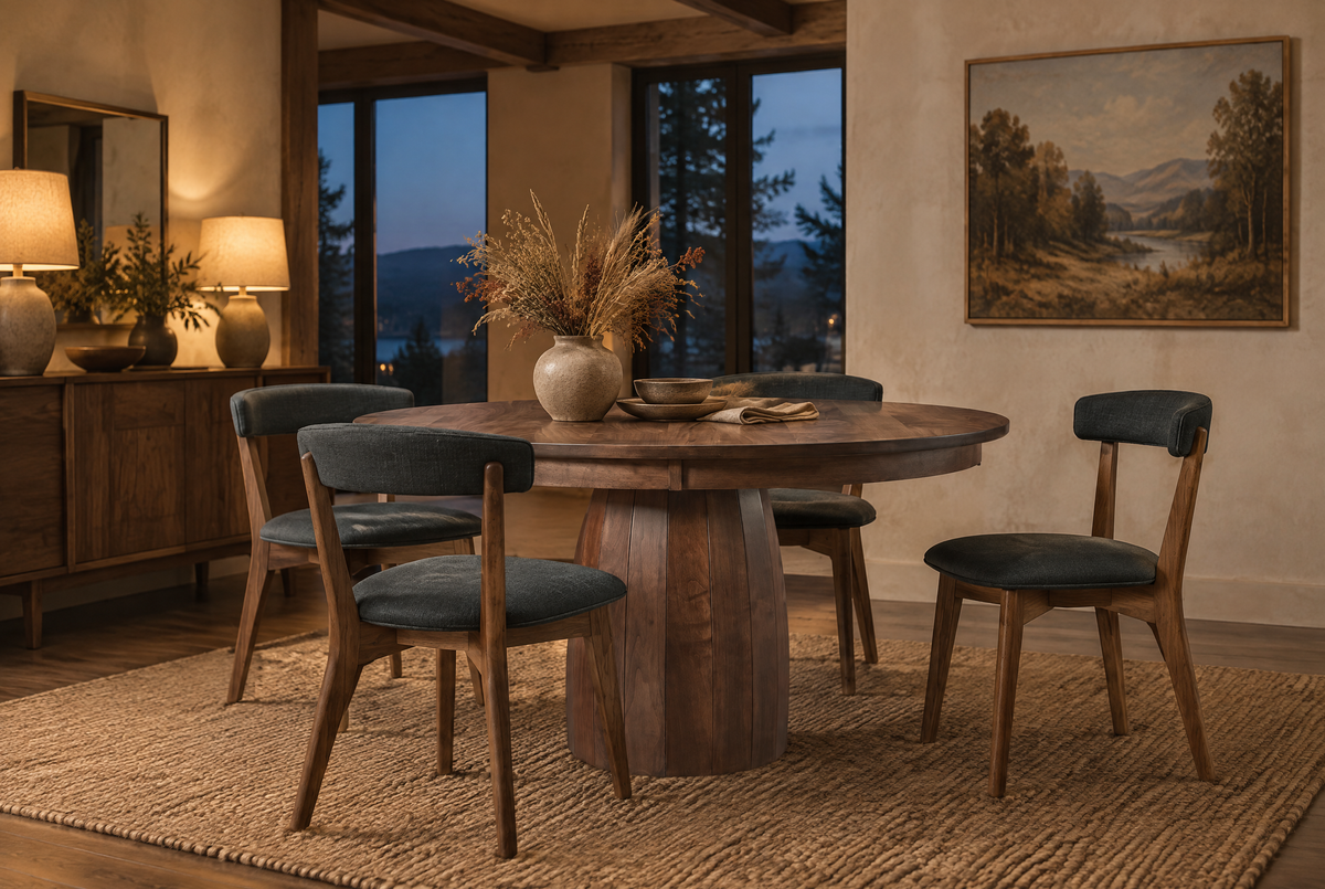 The Cooper Table — solid wood dining table, handcrafted in the USA with Danner Furniture  