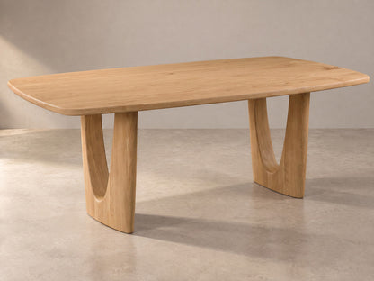 The Mauve Table — solid wood dining table, handcrafted in the USA by Danner Furniture 