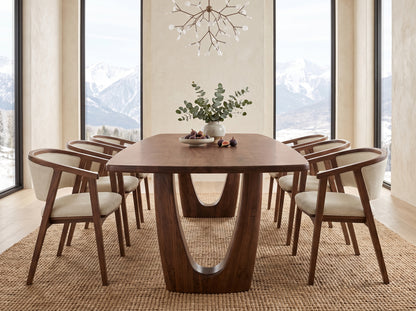 The Mauve Table — solid wood dining table, handcrafted in the USA by Danner Furniture 