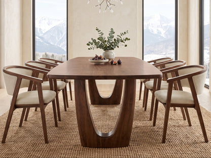The Mauve Table — solid wood dining table, handcrafted in the USA by Danner Furniture