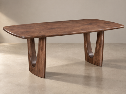 The Mauve Table — solid wood dining table, handcrafted in the USA by Danner Furniture 