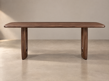 The Mauve Table — solid wood dining table, handcrafted in the USA by Danner Furniture 