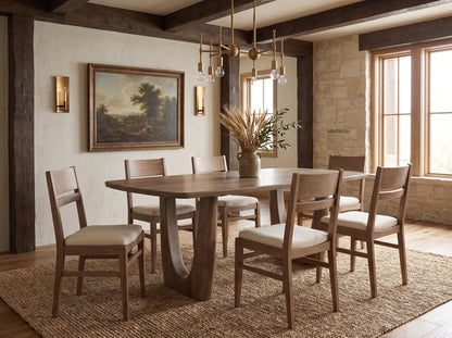 The Mauve Table — solid wood dining table, handcrafted in the USA by Danner Furniture 