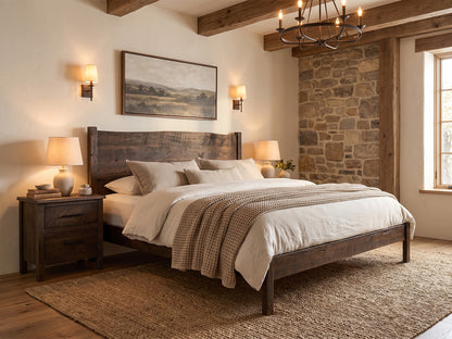 The Post Bed — solid wood dining table, handcrafted in the USA with Danner Furniture. 
