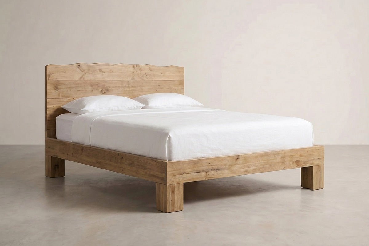 The Extended Rampart Live Edge Bed - Danner Furniture 