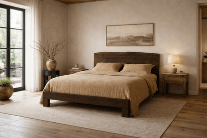 The Rampart Live Edge Bed - Danner Furniture 